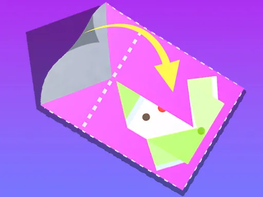 Cute Folding Paper Origami Puzzle Game