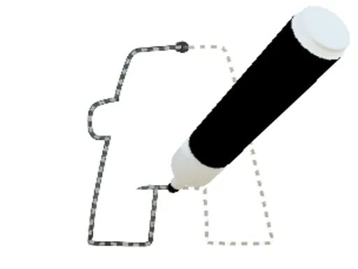 Letter Layout Coloring Puzzle