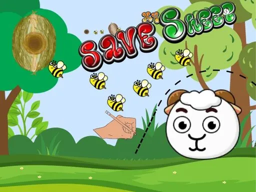 Save My Sheep: Draw & Defend Puzzles