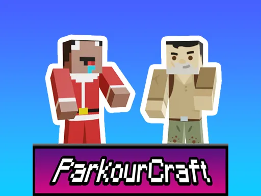 Parkour Craft: Noob Steve’s Snow Escape