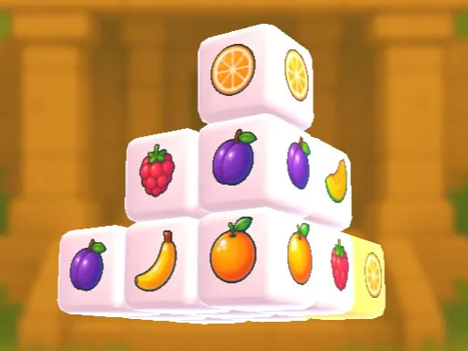 Mahjong Fruit 3D Puzzle Game