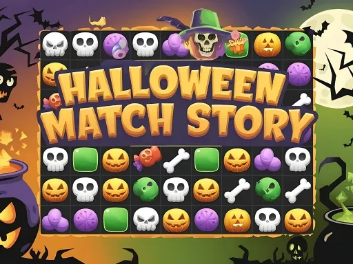 Halloween Match Story: Spooky Puzzle Adventure